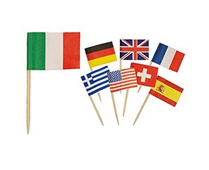  Bandierine stuzzicadenti