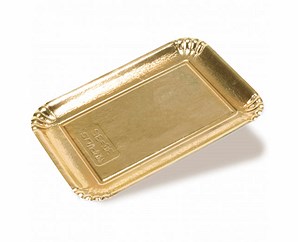  Vassoi cartone oro elite plus