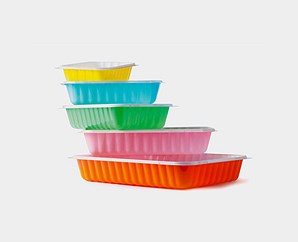  Vaschette/contenitori gelato termoformate con coperchio