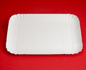  Vassoi cartone bianchi
