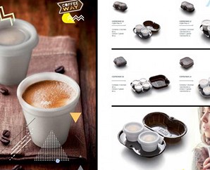  Coffee Way Bicchieri polistirolo e portabicchieri