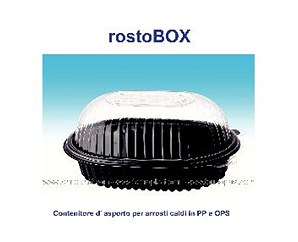  Contenitore e Coperchio per arrosti caldi d’asporto