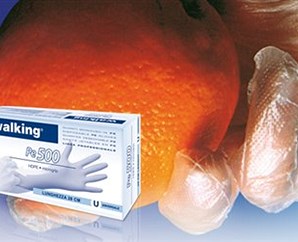  Guanti monouso polietilene PE500